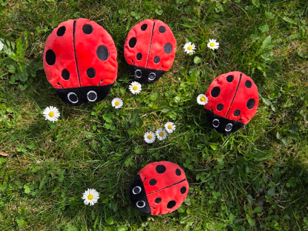 Glückskäfer Marienkäfer - ITH-Stickdatei